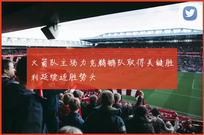 火箭队主场力克鹈鹕队取得关键胜利延续连胜势头